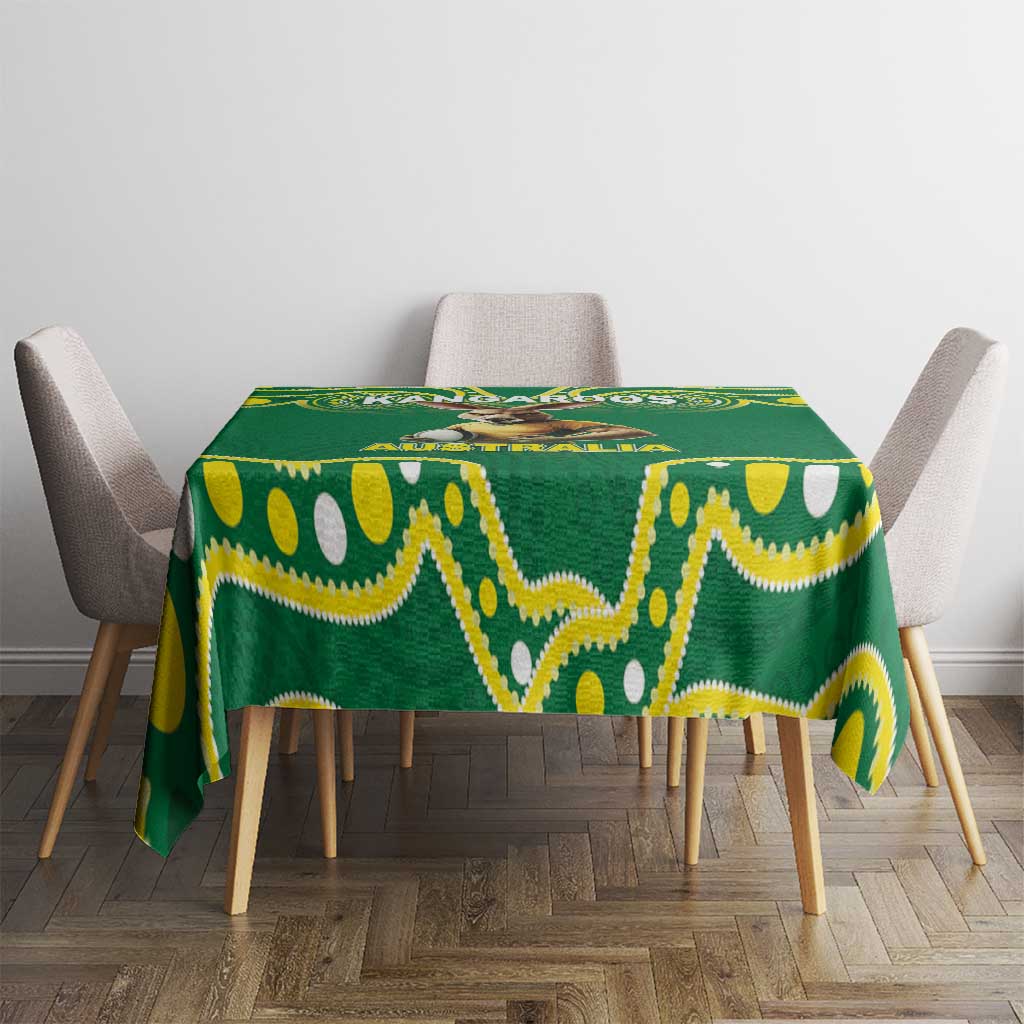 Australia Rugby Custom Tablecloth Kangaroos Make History Pacific Champions