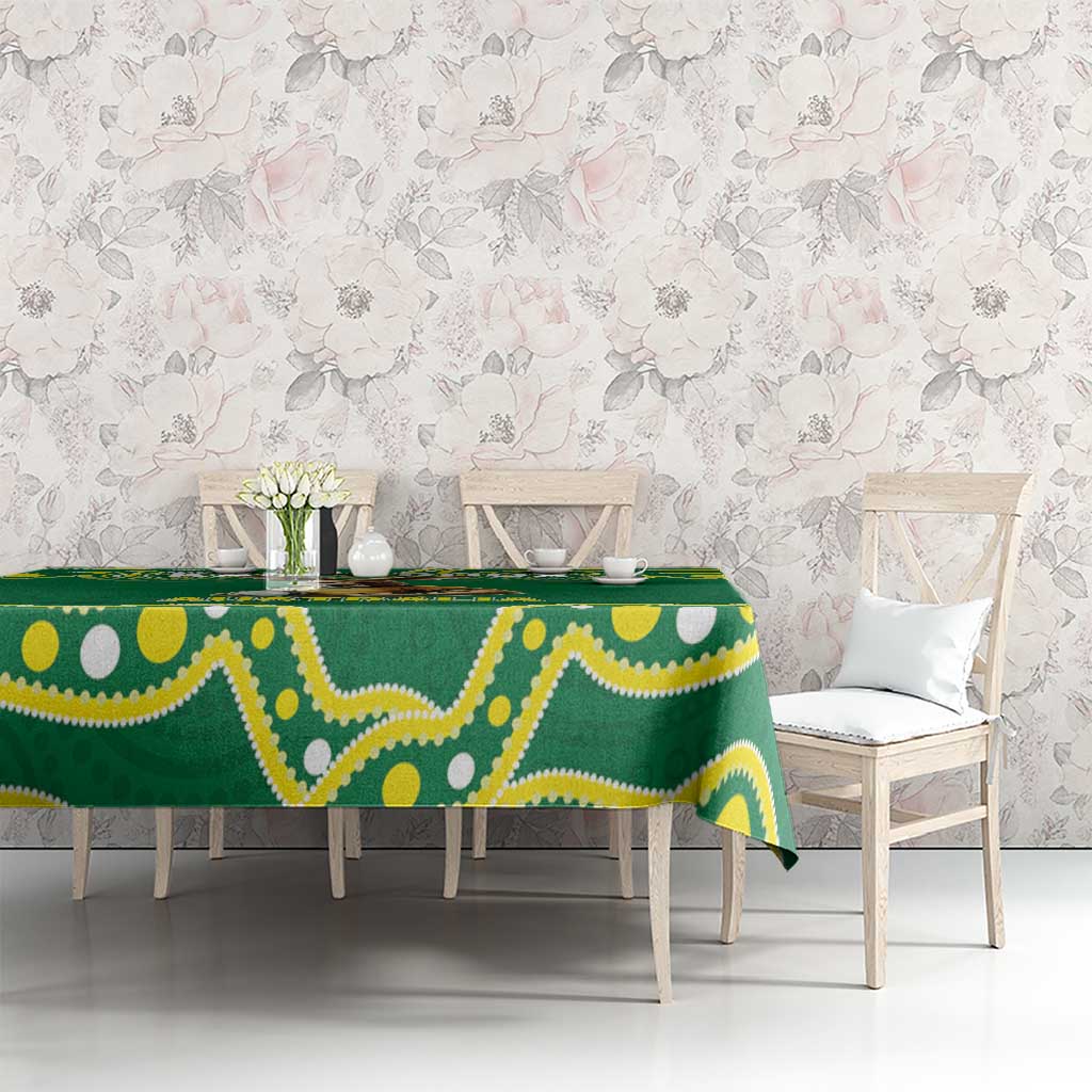 Australia Rugby Custom Tablecloth Kangaroos Make History Pacific Champions