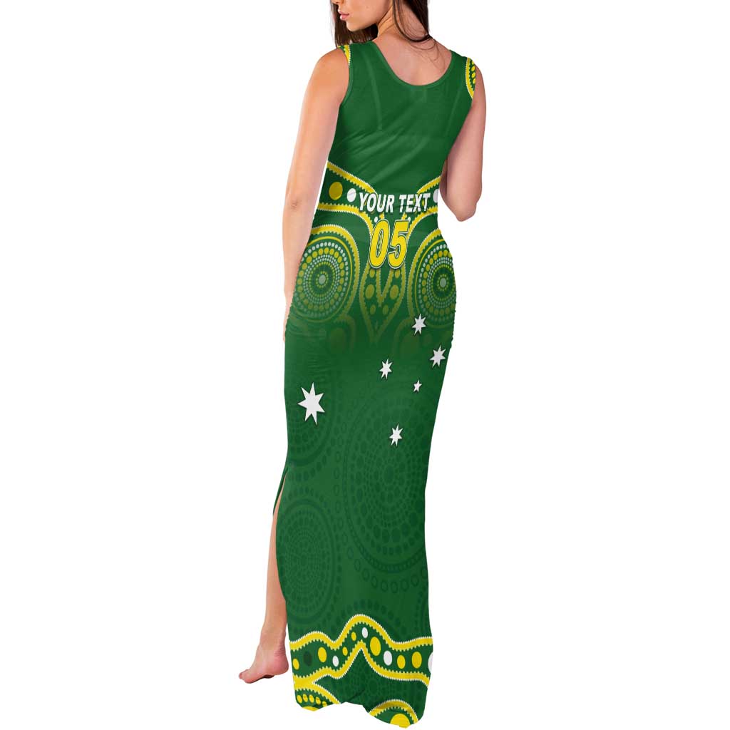 Australia Rugby Custom Tank Maxi Dress Kangaroos Make History Pacific Champions