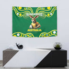 Australia Rugby Custom Tapestry Kangaroos Make History Pacific Champions