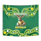 Australia Rugby Custom Tapestry Kangaroos Make History Pacific Champions
