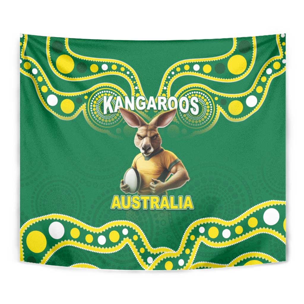 Australia Rugby Custom Tapestry Kangaroos Make History Pacific Champions