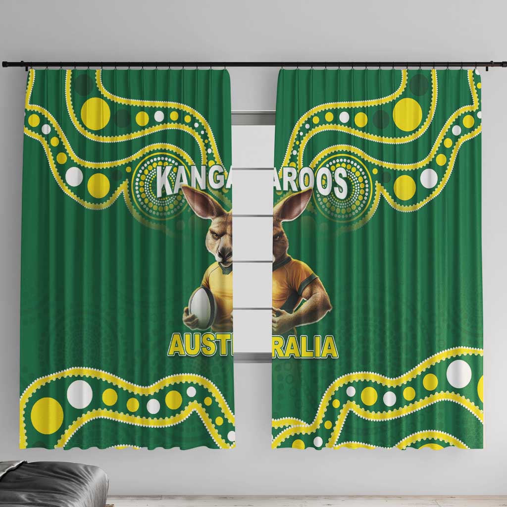 Australia Rugby Custom Window Curtain Kangaroos Make History Pacific Champions