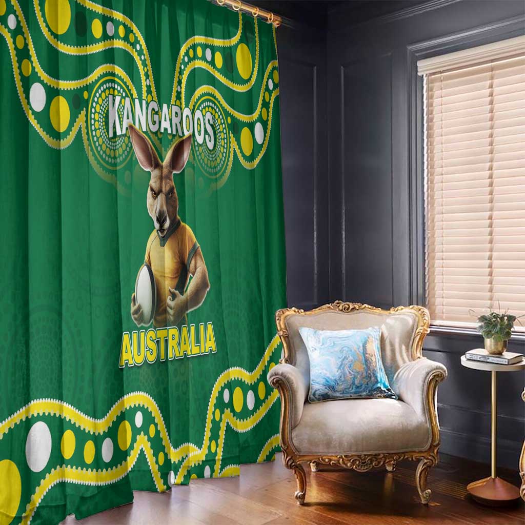 Australia Rugby Custom Window Curtain Kangaroos Make History Pacific Champions
