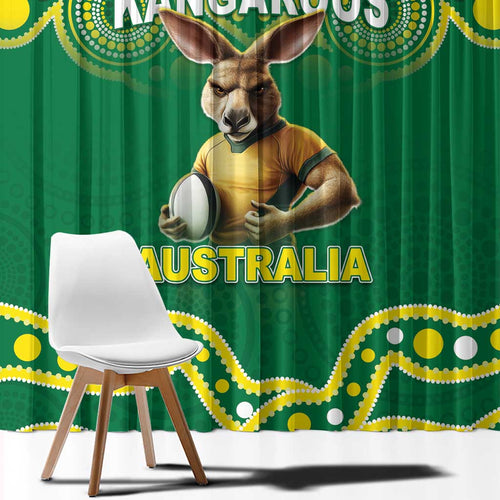 Australia Rugby Custom Window Curtain Kangaroos Make History Pacific Champions