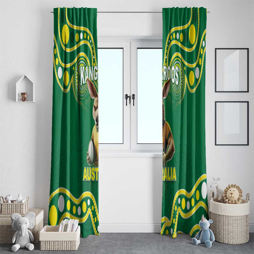 Australia Rugby Custom Window Curtain Kangaroos Make History Pacific Champions