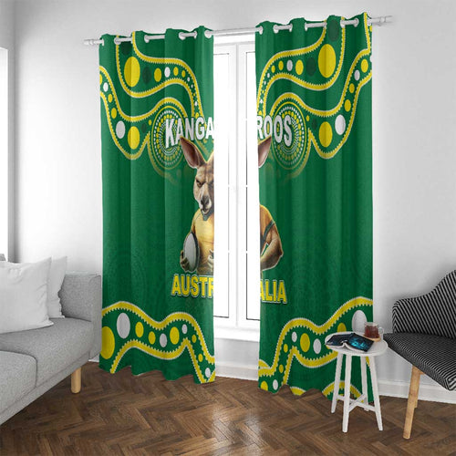 Australia Rugby Custom Window Curtain Kangaroos Make History Pacific Champions