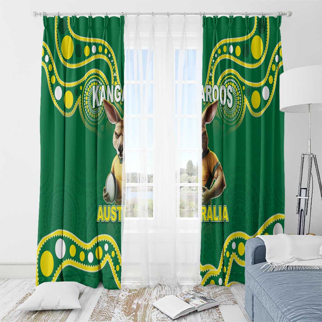 Australia Rugby Custom Window Curtain Kangaroos Make History Pacific Champions