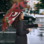 New Zealand Parrot Kaka Umbrella Maori Koru With Pohutukawa Flowers - Aussie Hoodie