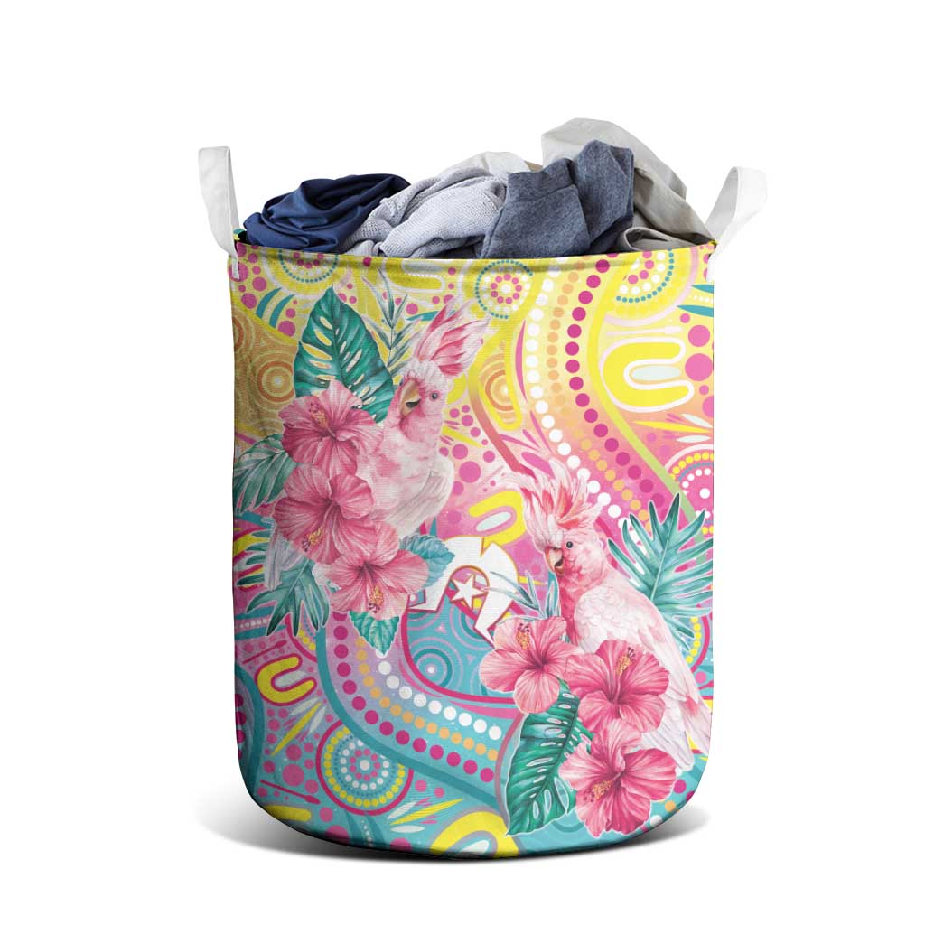 Australia Indigenous NAIDOC Week With Cockatoos Laundry Basket