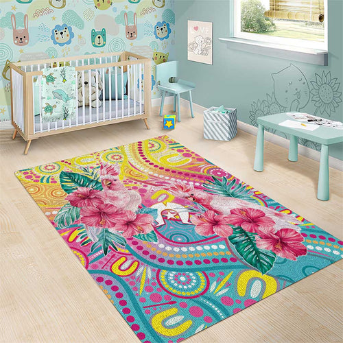 Australia Indigenous NAIDOC Week With Cockatoos Area Rug
