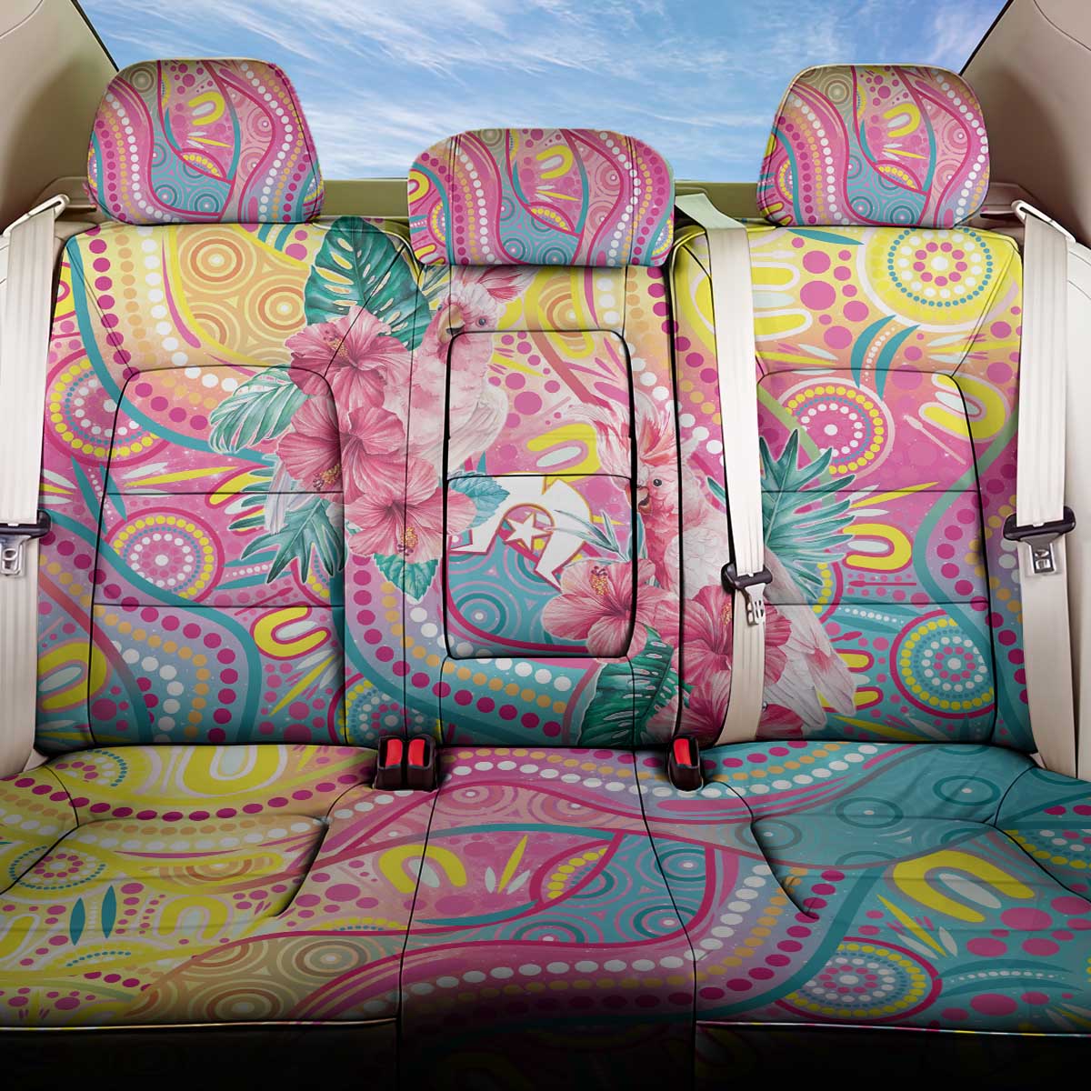 Australia Indigenous NAIDOC Week With Cockatoos Back Car Seat Cover
