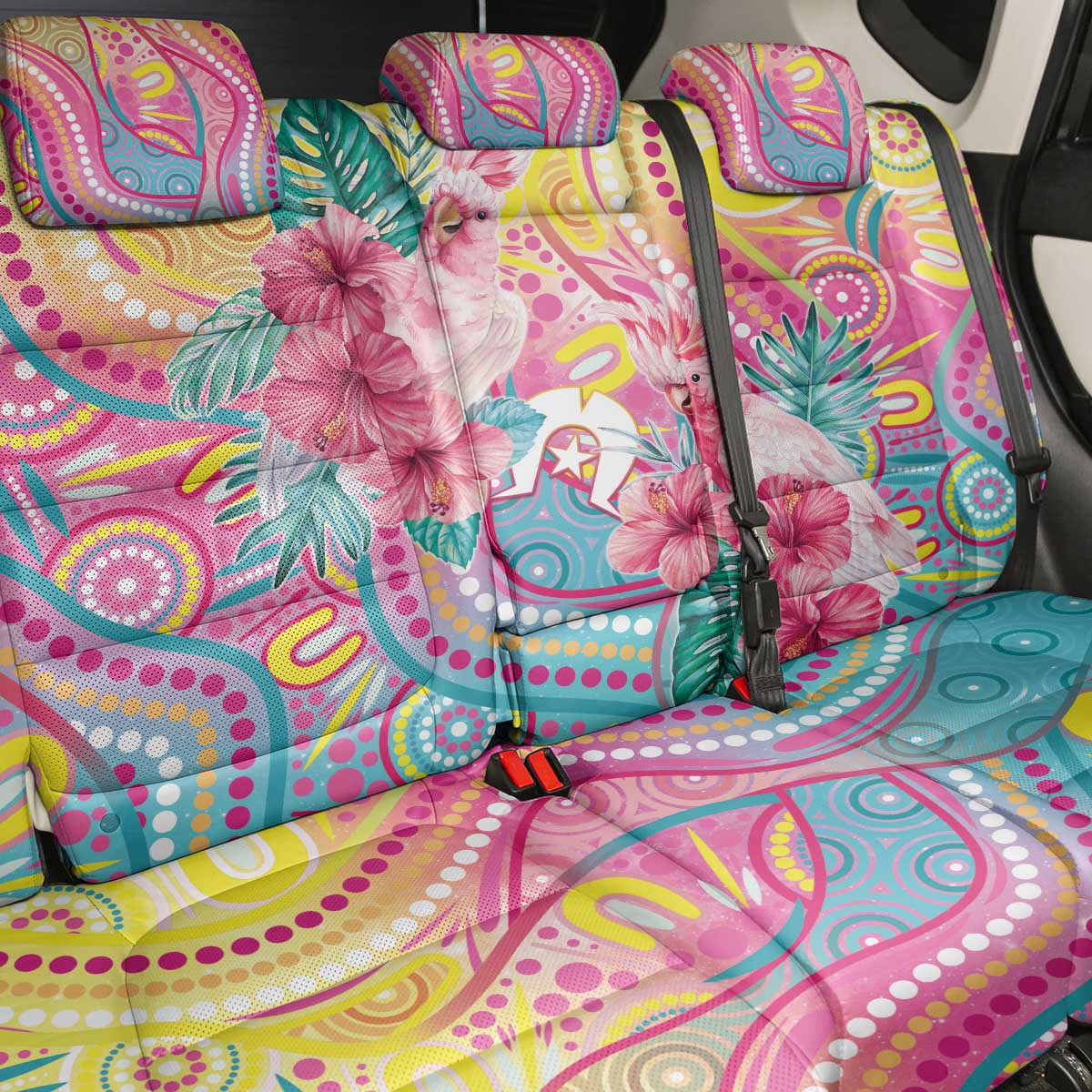 Australia Indigenous NAIDOC Week With Cockatoos Back Car Seat Cover