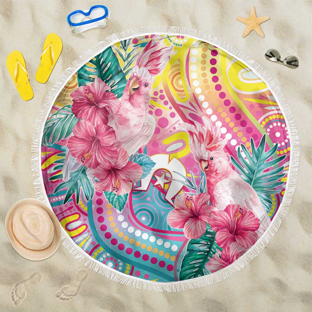 Australia Indigenous NAIDOC Week With Cockatoos Beach Blanket