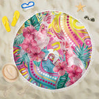 Australia Indigenous NAIDOC Week With Cockatoos Beach Blanket
