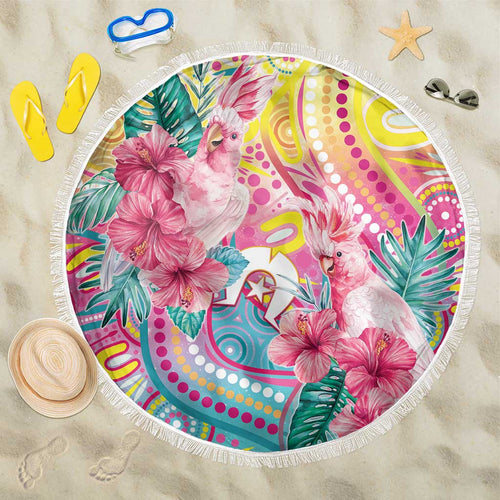 Australia Indigenous NAIDOC Week With Cockatoos Beach Blanket