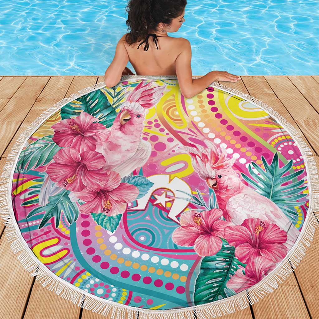 Australia Indigenous NAIDOC Week With Cockatoos Beach Blanket