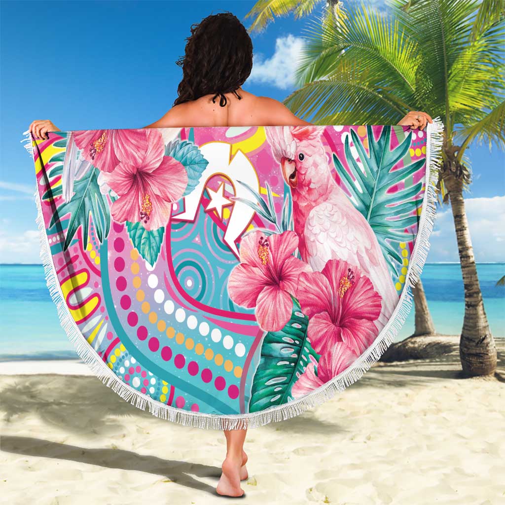 Australia Indigenous NAIDOC Week With Cockatoos Beach Blanket