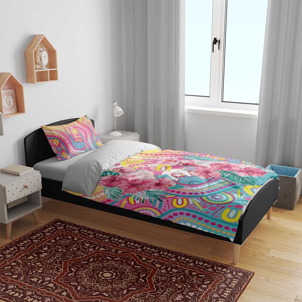 Australia Indigenous NAIDOC Week With Cockatoos Bedding Set