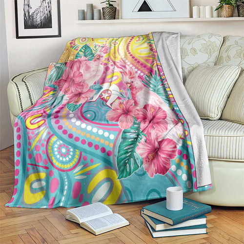 Australia Indigenous NAIDOC Week With Cockatoos Blanket