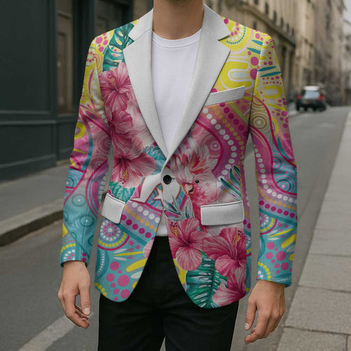 Australia Indigenous NAIDOC Week With Cockatoos Blazer
