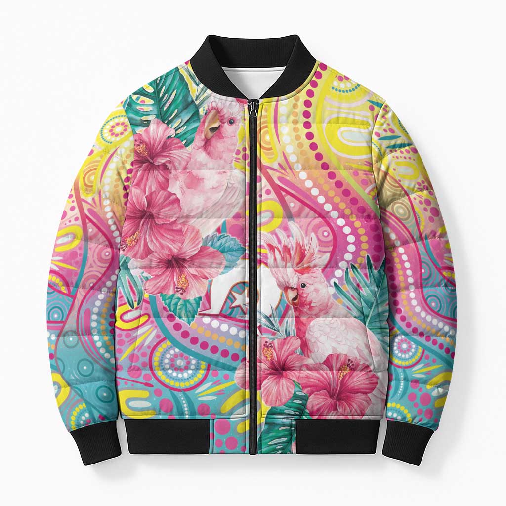 Australia Indigenous NAIDOC Week With Cockatoos Bomber Puffer Jacket