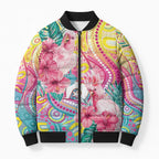 Australia Indigenous NAIDOC Week With Cockatoos Bomber Puffer Jacket