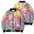 Australia Indigenous NAIDOC Week With Cockatoos Bomber Puffer Jacket