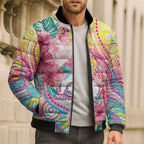 Australia Indigenous NAIDOC Week With Cockatoos Bomber Puffer Jacket