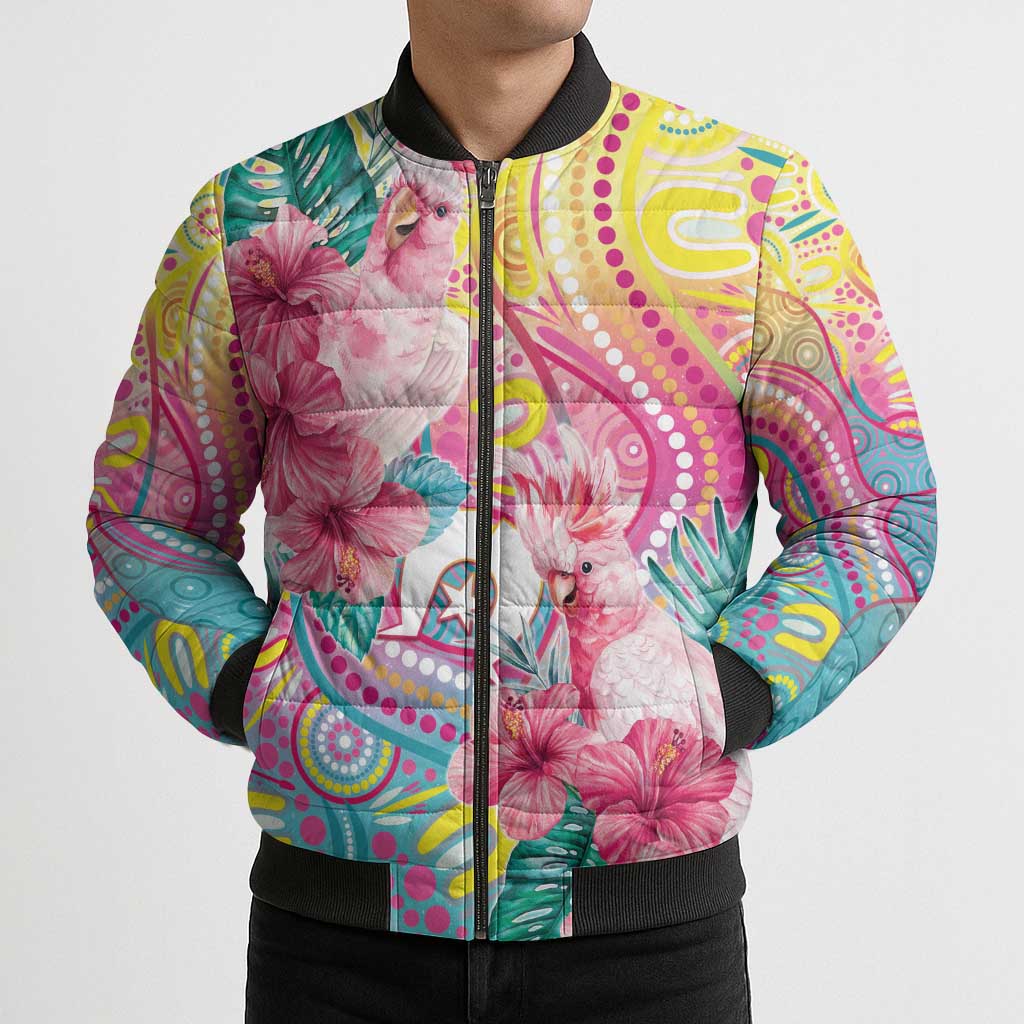 Australia Indigenous NAIDOC Week With Cockatoos Bomber Puffer Jacket