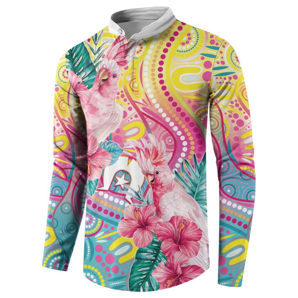 Australia Indigenous NAIDOC Week With Cockatoos Button Sweatshirt