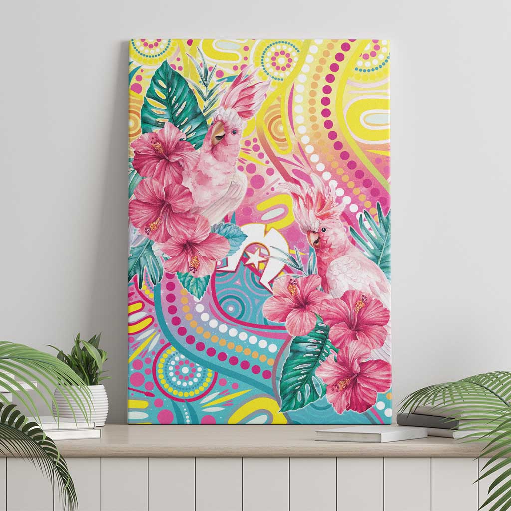 Australia Indigenous NAIDOC Week With Cockatoos Canvas Wall Art