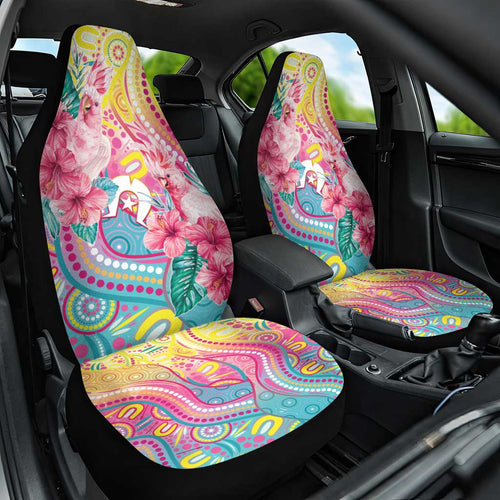 Australia Indigenous NAIDOC Week With Cockatoos Car Seat Cover
