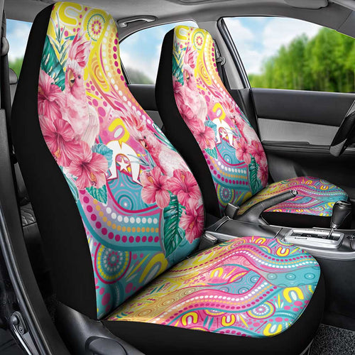 Australia Indigenous NAIDOC Week With Cockatoos Car Seat Cover