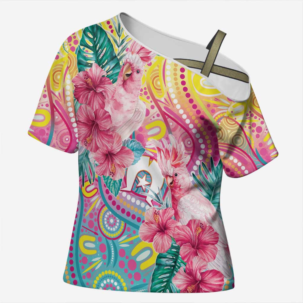 Australia Indigenous NAIDOC Week With Cockatoos Cross Shoulder Shirt