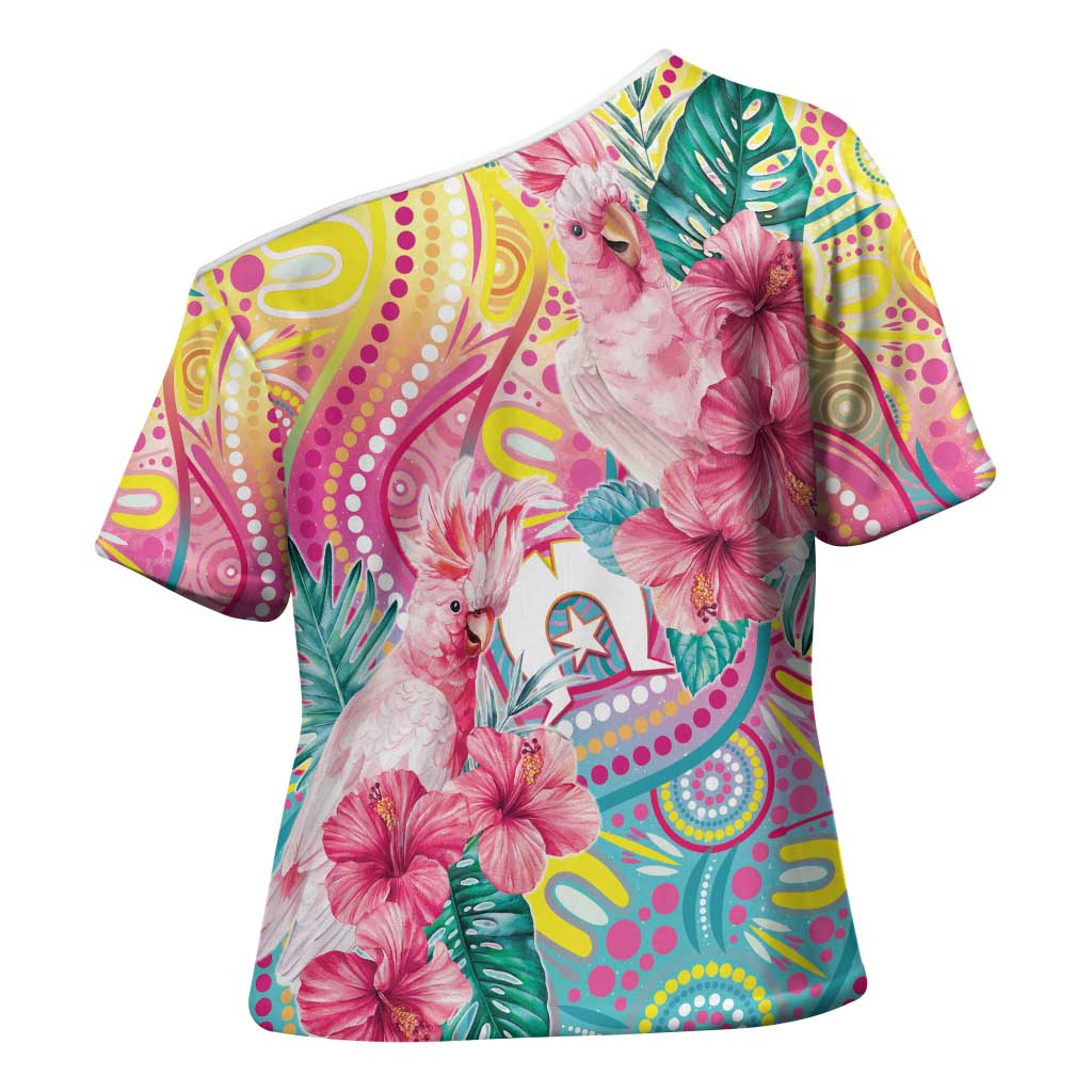 Australia Indigenous NAIDOC Week With Cockatoos Cross Shoulder Shirt