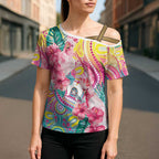 Australia Indigenous NAIDOC Week With Cockatoos Cross Shoulder Shirt