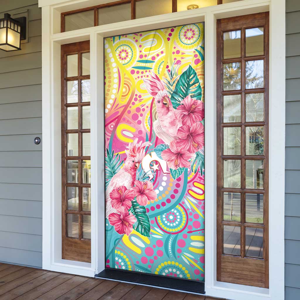 Australia Indigenous NAIDOC Week With Cockatoos Door Cover