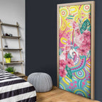 Australia Indigenous NAIDOC Week With Cockatoos Door Cover