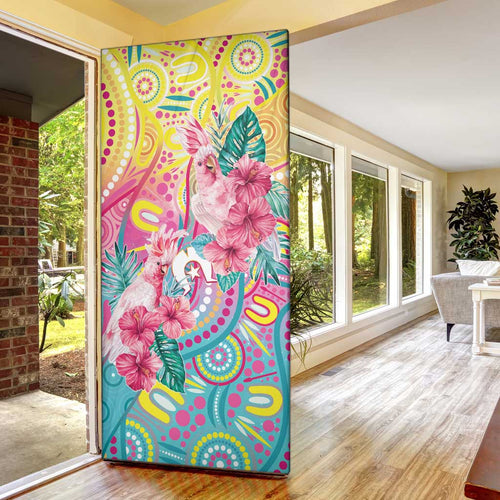 Australia Indigenous NAIDOC Week With Cockatoos Door Cover
