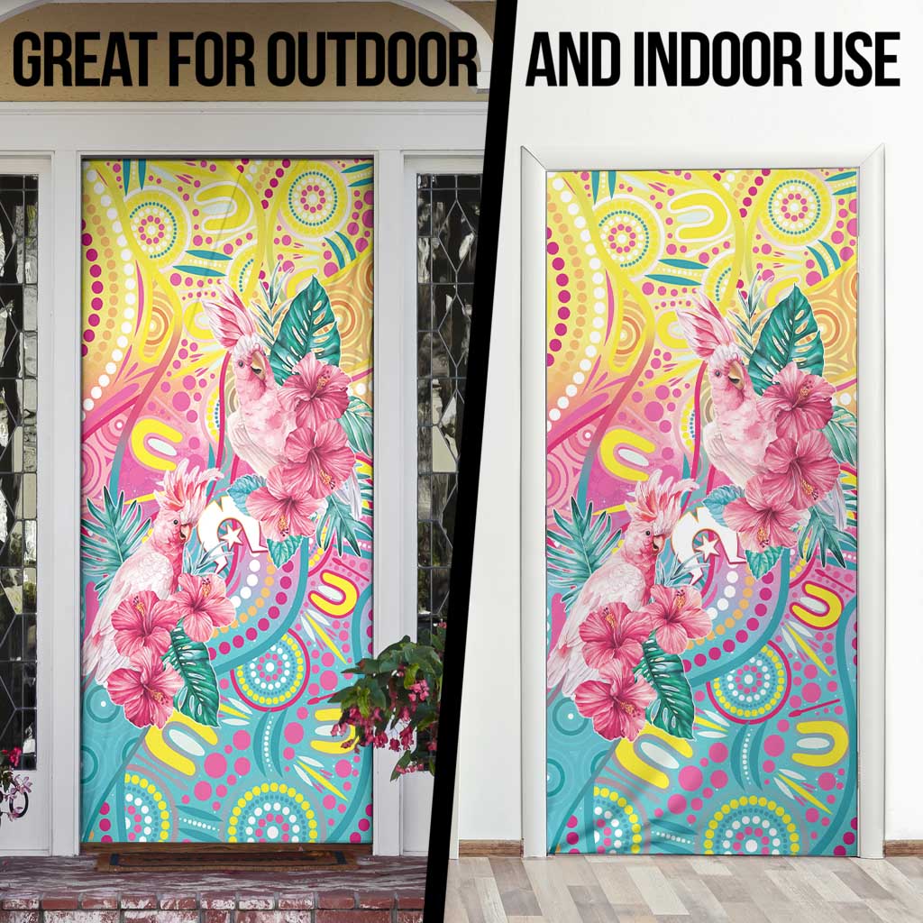 Australia Indigenous NAIDOC Week With Cockatoos Door Cover