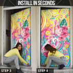 Australia Indigenous NAIDOC Week With Cockatoos Door Cover