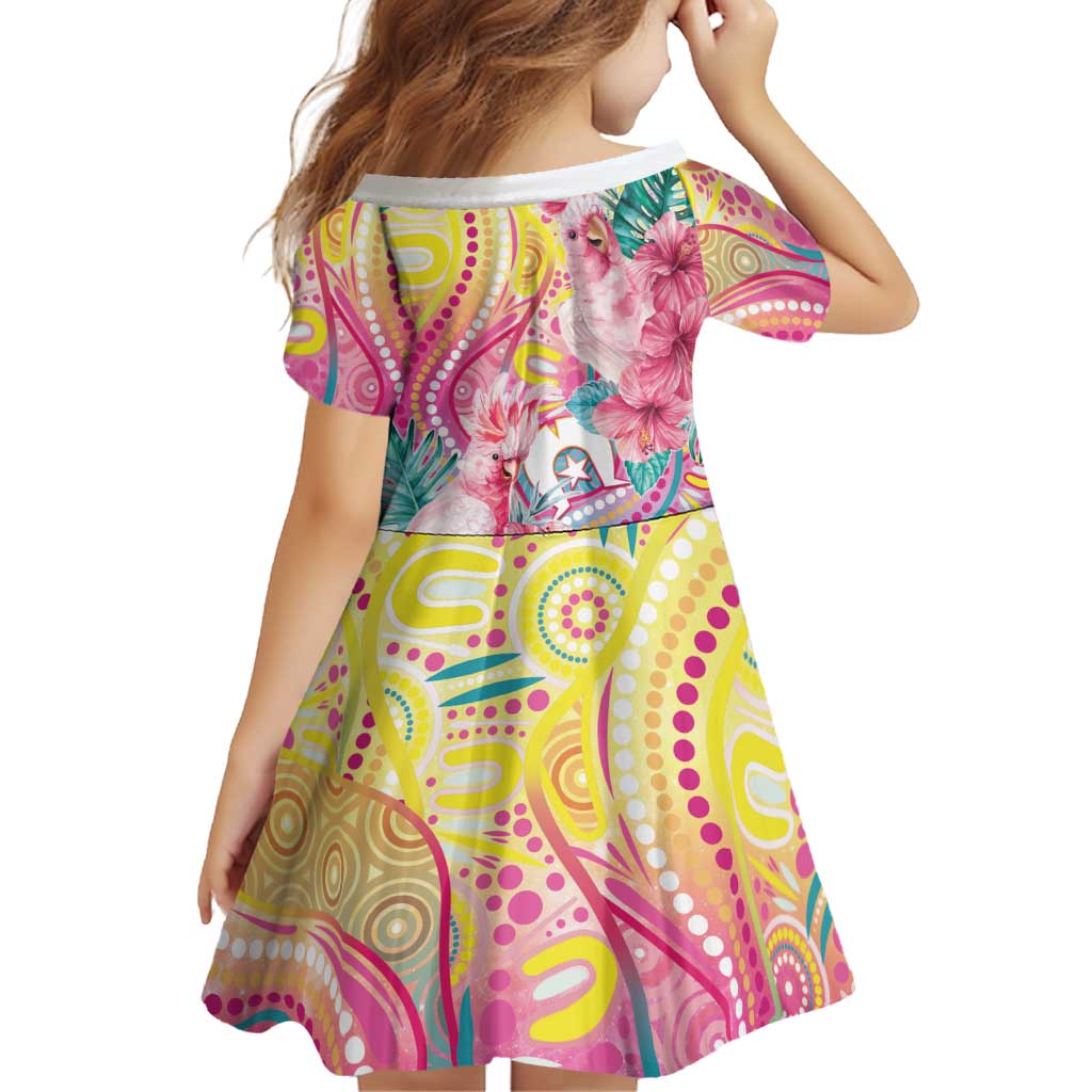 Australia Indigenous NAIDOC Week With Cockatoos Family Matching Tank Maxi Dress and Hawaiian Shirt