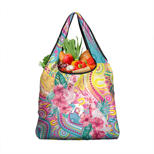 Australia Indigenous NAIDOC Week With Cockatoos Grocery Bag