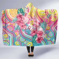 Australia Indigenous NAIDOC Week With Cockatoos Hooded Blanket