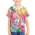 Australia Indigenous NAIDOC Week With Cockatoos Kid Hawaiian Shirt