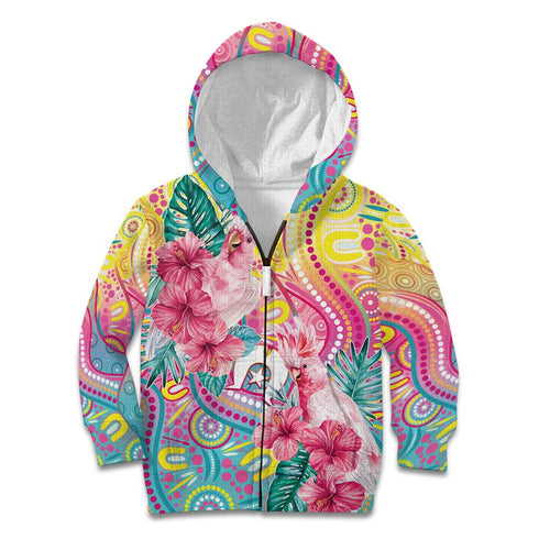 Australia Indigenous NAIDOC Week With Cockatoos Kid Hoodie