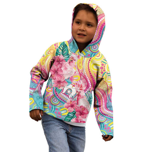 Australia Indigenous NAIDOC Week With Cockatoos Kid Hoodie