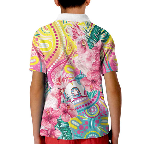 Australia Indigenous NAIDOC Week With Cockatoos Kid Polo Shirt