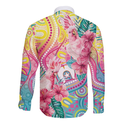 Australia Indigenous NAIDOC Week With Cockatoos Long Sleeve Button Shirt